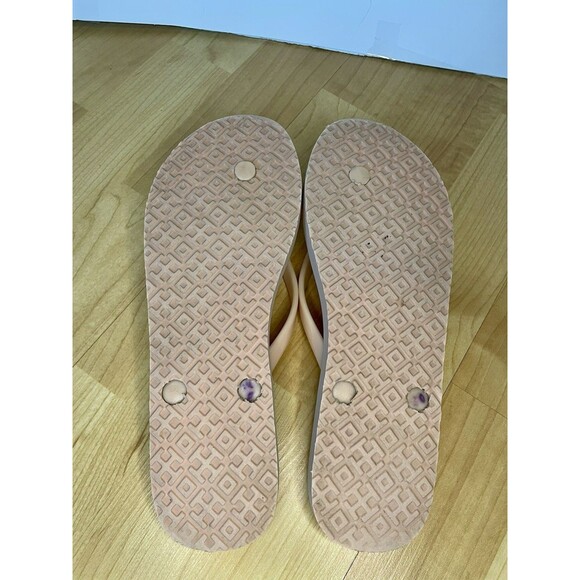 Tory Burch Solid Thin Flip Flop Size 8 Peach - Picture 8 of 9